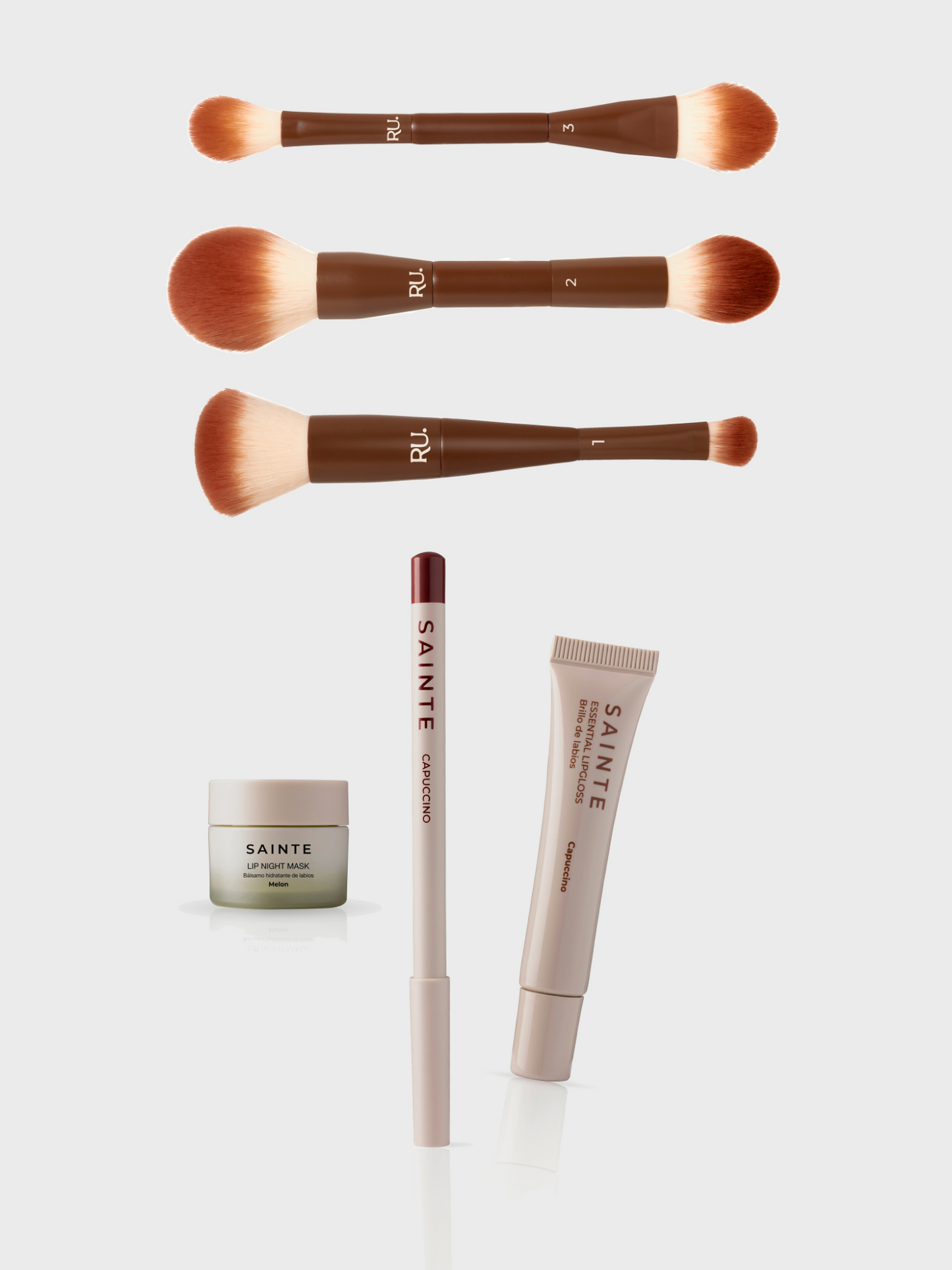 TRIO BRUSH + LIPS COLLECTION